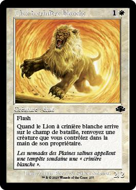 Lion à crinière blanche - Dominaria Remastered