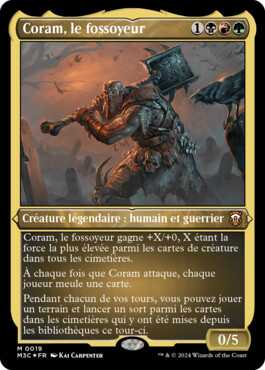 Coram, le fossoyeur - Horizons du Modern 3 Commander