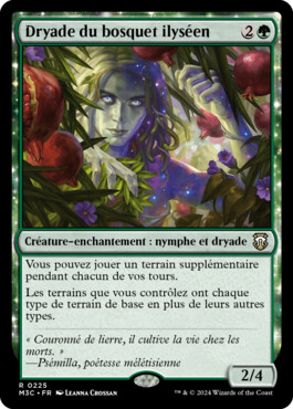 Dryade du bosquet ilyséen - Horizons du Modern 3 Commander