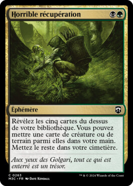 Horrible récupération - Horizons du Modern 3 Commander