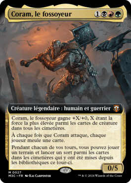 Coram, le fossoyeur - Horizons du Modern 3 Commander