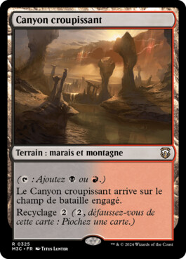 Canyon croupissant - Horizons du Modern 3 Commander