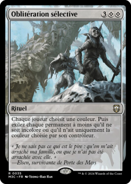 Oblitération sélective - Horizons du Modern 3 Commander