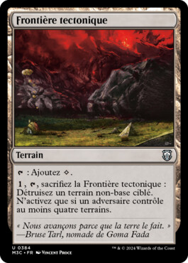 Frontière tectonique - Horizons du Modern 3 Commander