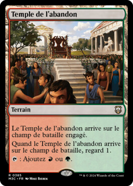 Temple de l'abandon - Horizons du Modern 3 Commander