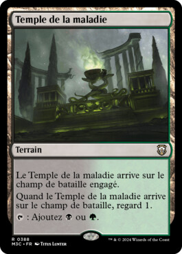 Temple de la maladie - Horizons du Modern 3 Commander