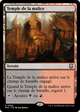 Temple de la malice - Horizons du Modern 3 Commander