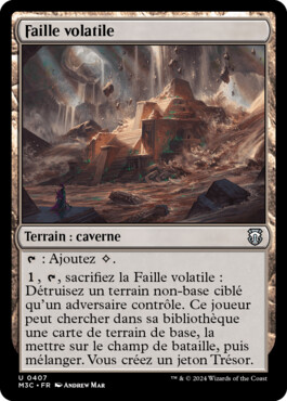 Faille volatile - Horizons du Modern 3 Commander