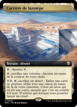 Carrière de lazotèpe - Horizons du Modern 3 Commander