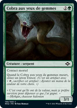 Cobra aux yeux de gemmes - Horizons du Modern 2
