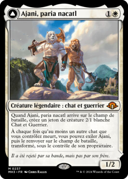 Ajani, paria nacatl -> Ajani, vengeur nacatl - Horizons du Modern 3