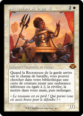 Recruteuse de la garde - Horizons du Modern 3